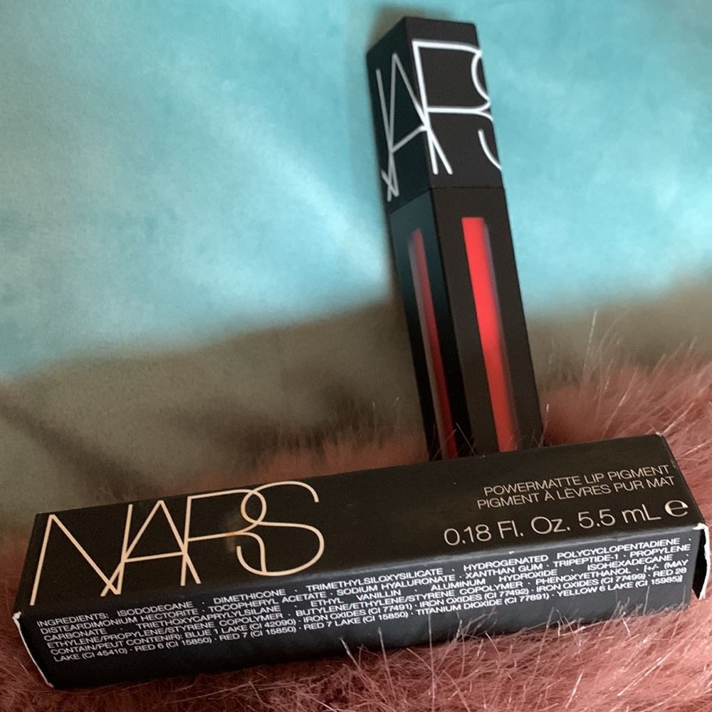 Nars Powermatte Lip Pigment ❤️ Explicit Red 3431 .18 oz NIB